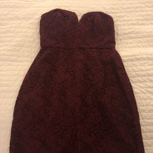 J.Crew Wine ‘Kelsey’ Bridesmaid Dress